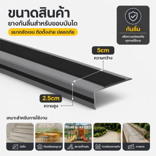 BabySuk แถบกันลื่น ปกป้องเด็กทารก ใช้ได้ทั้งบันได โรงเรียนอนุบาล มีกาวในตัว กันลื่นดี ปลอดภัยสูง