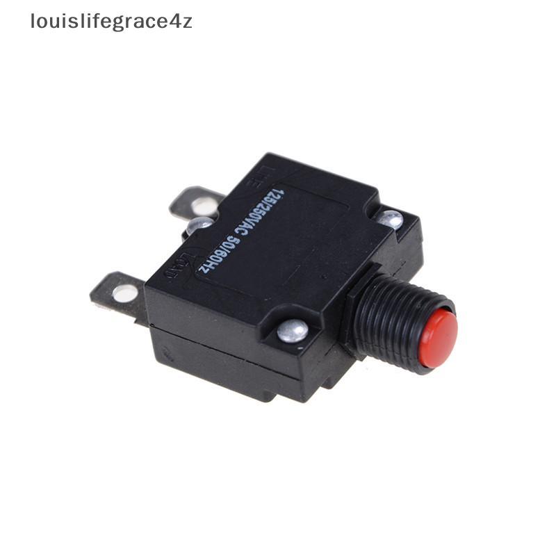 125/250VAC 15A สวิตช์ปุ่มกดรีเซ็ต Circuit Breaker รูปที่ 6