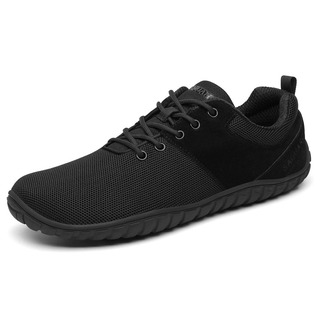 [SAGUARO] Lightweight Unisex Barefoot Running Shoes – Breathable Casual Sneakers for Commuting and Driving, Minimalist Design, Wide Fit