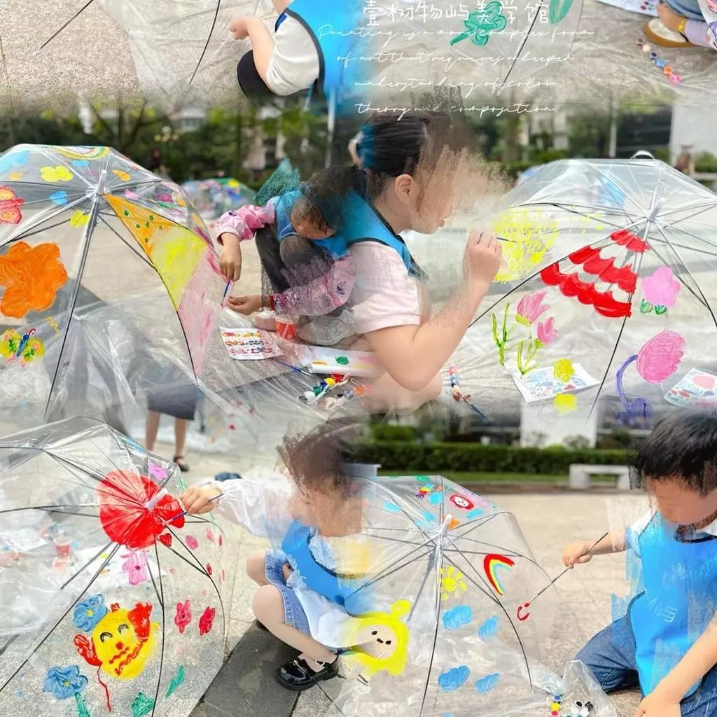 ร่มโปร่งใส DIY แบบวาดด้วยมือ thumbnail 5