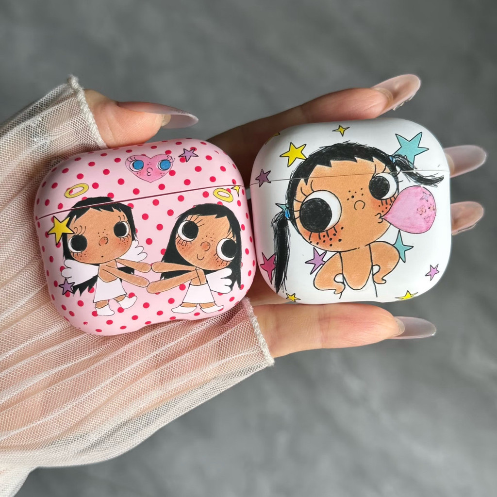 Xiaoyu เคสหูฟังการ์ตูนป้องกันสําหรับ AirPods Pro 3/4, รองรับ AirPods Pro 2gen/4ANC
