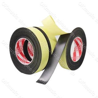 1 ม้วน. evaฟองน้ำเทปโฟมสีดำสติกเกอร์กาวหน้าเดียวหนาโฟมฟองน้ำแถบกันกระแทกแผ่นกันกระแทกป้องกันการชนกันไอน้ำ