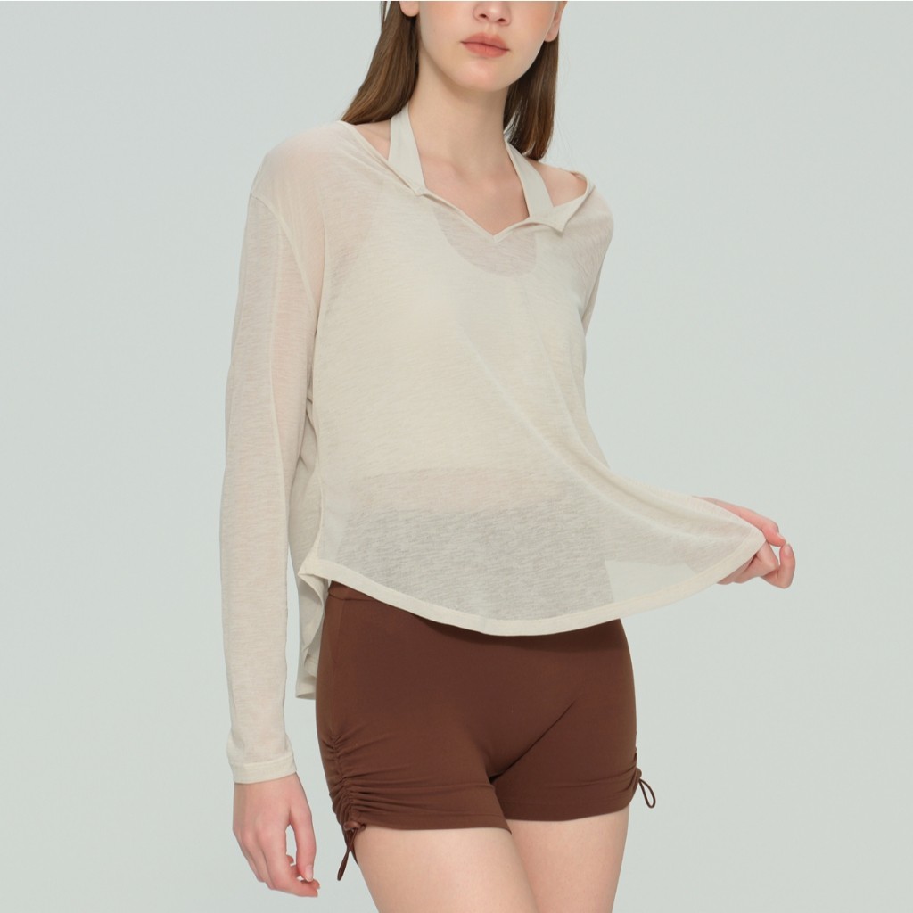 AIRWIN - SPORTS TOP DAHLIA Gym ออกกําลังกายกีฬาพิลาทิส TOP