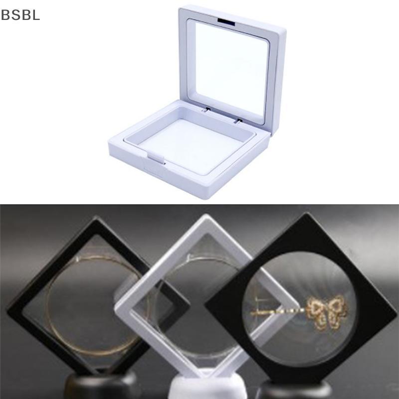BSBL สีขาวโปร่งใส Suspension Display Cases กล่องเครื่องประดับสร้อยคอผู้ถือ BL