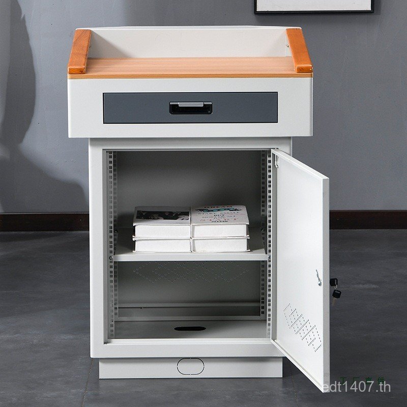 Podium Podium Podium มัลติมีเดียเหล็กโต๊ะบรรยายโรงเรียนมัลติฟังก์ชั่น Class Pass ตารางการพูดแนวตั้งข