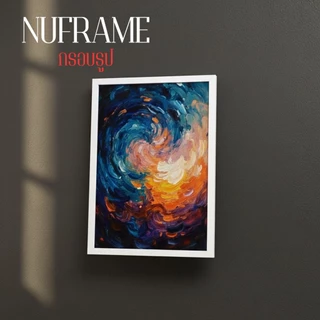 กรอบรูปขอบ 0.5 นิ้ว 10x12 A3 30x40CM 10x14 10x15 10x16 11x14 11x15 11x16 12x15 12x16 12x18 กระจกใส