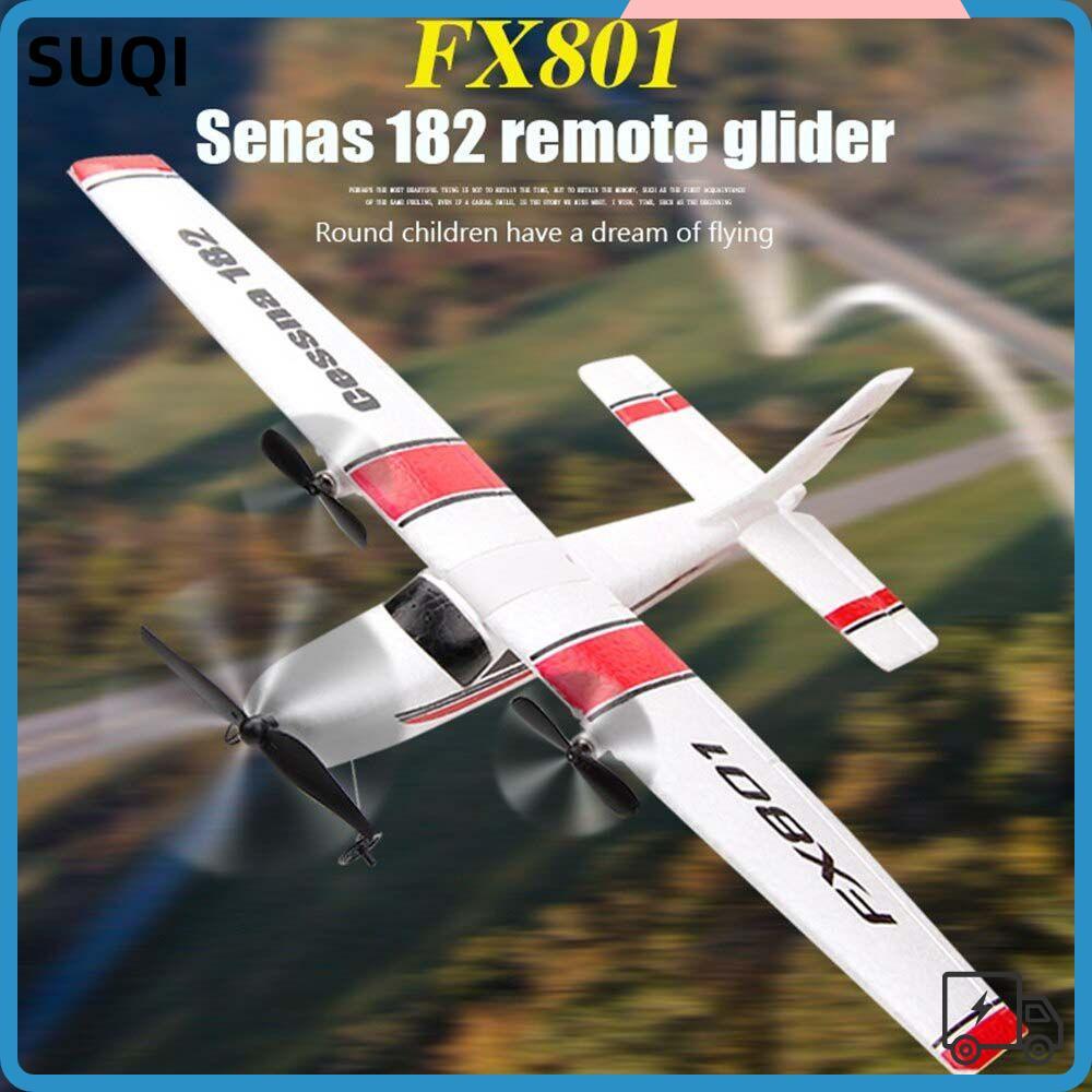 SUQI สําหรับ Cessna 182 FX801 เครื่องบินของเล่น EPP โฟมเด็กของขวัญ FX801 RC เครื่องร่อน