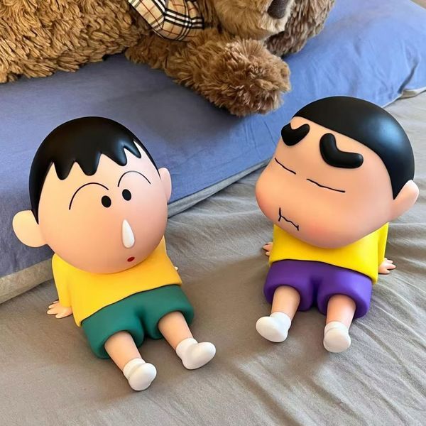 ไหมพรมคอเต่า เสื้อไหมพรม การ์ตูนญี่ปุ่น Crayon Shin-Chan Dumb Fat Tiger Dumb Mobile Phone Stand Desk