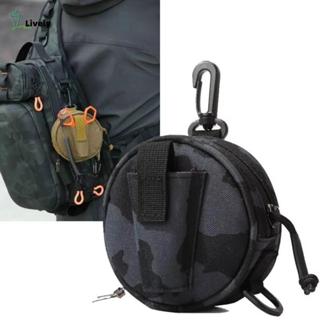 INNEW กระเป๋าแขวนสายเบ็ด, กระเป๋าใส่เหรียญทรงกลมกลางแจ้ง, แบ…