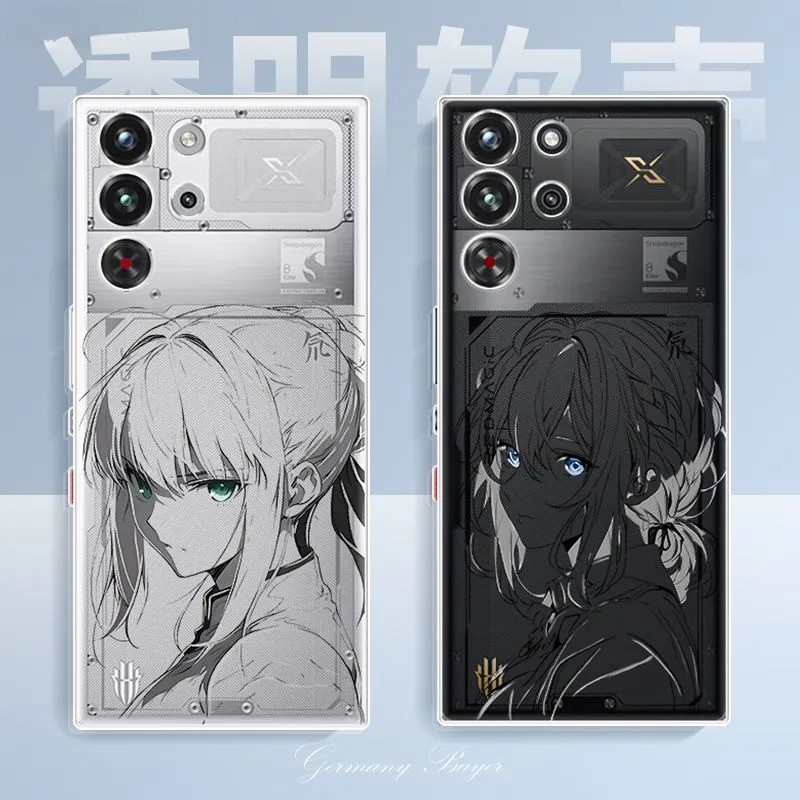 สําหรับเคสโทรศัพท์ RedMagic 10pro RedMagic 10SPro Soft Case ฝาครอบป้องกันโปร่งใส