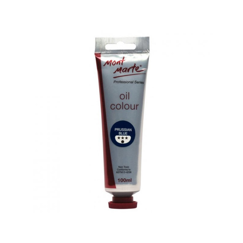 MONT MARTE สีน้ำมัน สี Prussian Blue ขนาด 100 มล.