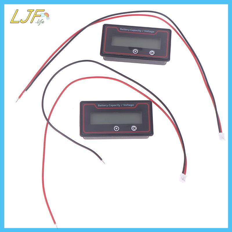 LJF ตัวบ่งชี้ระดับชาร์จ 12V 24V 36V 48V 60V 72V ความจุเครื่องทดสอบจอแสดงผล LED เครื่องทดสอบโวลต์มิเตอร์ - รูปที่ 5