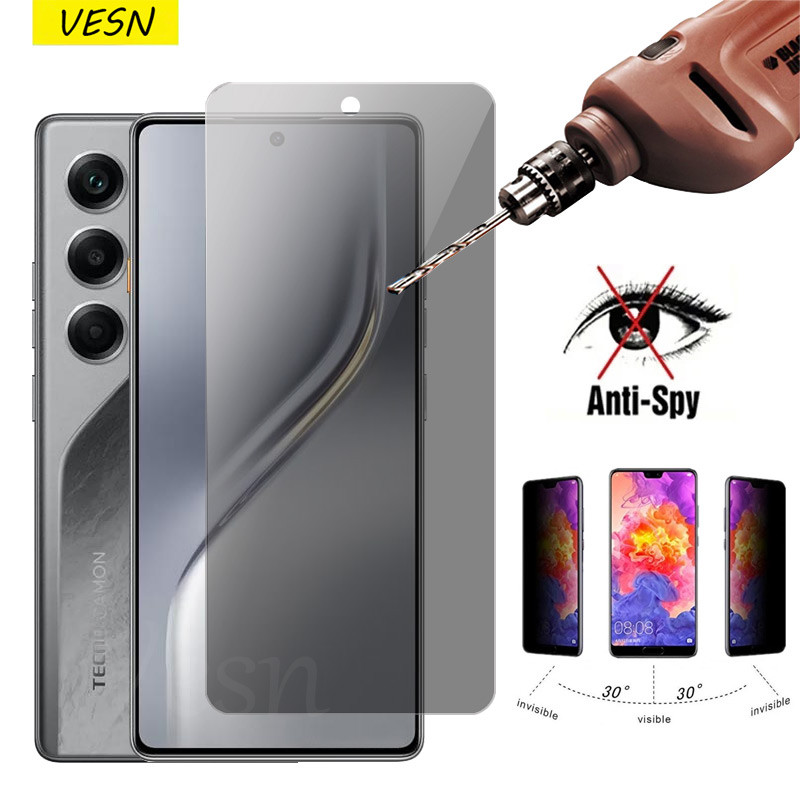 ฟิล์มกันแอบมอง ฟิล์มกันเสือก ฟิล์มกระจก Tecno Camon 40 Spark 40C 30 30C 20 Premier 20C Pop 9 8 Pova 