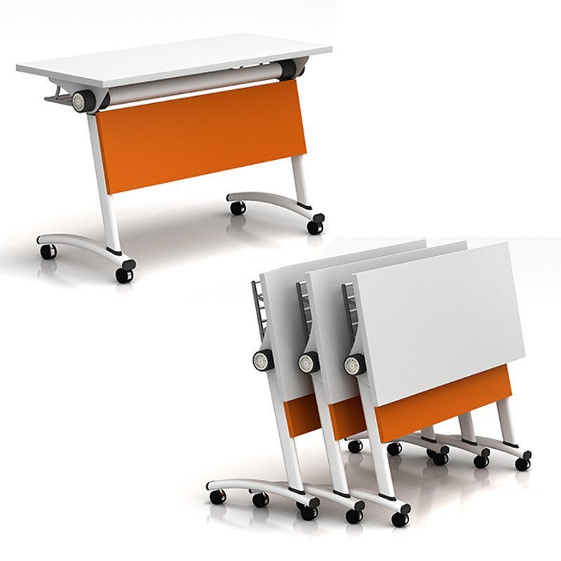 โต๊ะพับได้พับได้โต๊ะ High-End Conference Table Stitchable Long Training Training Table Conference Ta