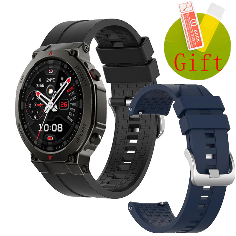 ฟิล์ม สาย Black Shark GS3 Ultra Smart Watch Strap Silicone Band Bracelet Band สายรัดข้อมือสําหรับ Bl