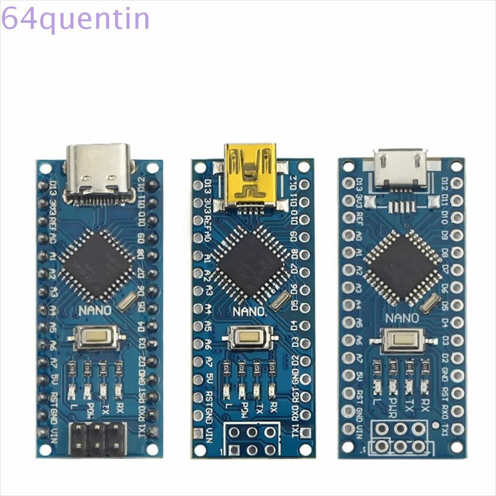 QUENTIN Nano 3.0 Controller, CH340 Mini USB Arduino เข้ากันได้กับ, Micro USB Type-C USB CH340 USB Dr