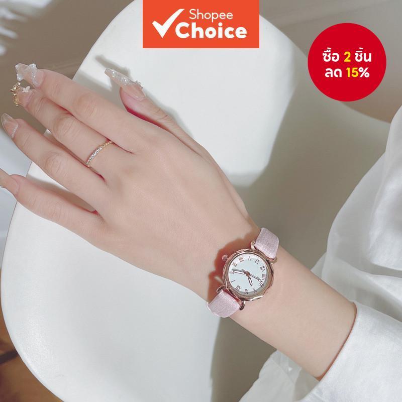 ใหม่เกาหลีมินิมอลแฟชั่นหรูหรานาฬิกาสําหรับผู้หญิงสวมใส่ทุกวันสํานักงานของขวัญวาเลนไทน์