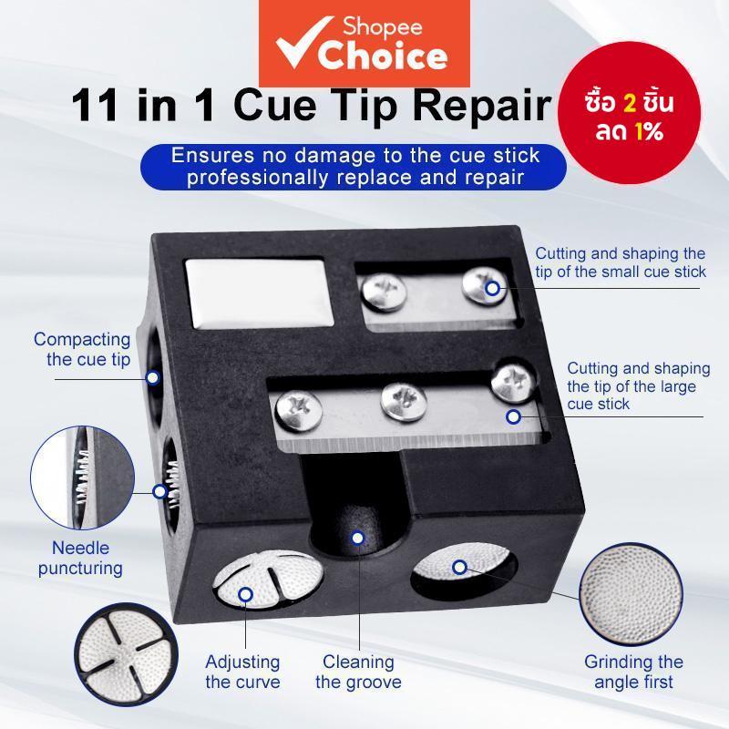 เครื่องซ่อมปลายไม้คิวแทงพูลแบบใหม่ 11 ใน 1 สำหรับเปลี่ยนปากไม้คิวแทงพูล<p>“><center><h4></h4><p><p><font color=