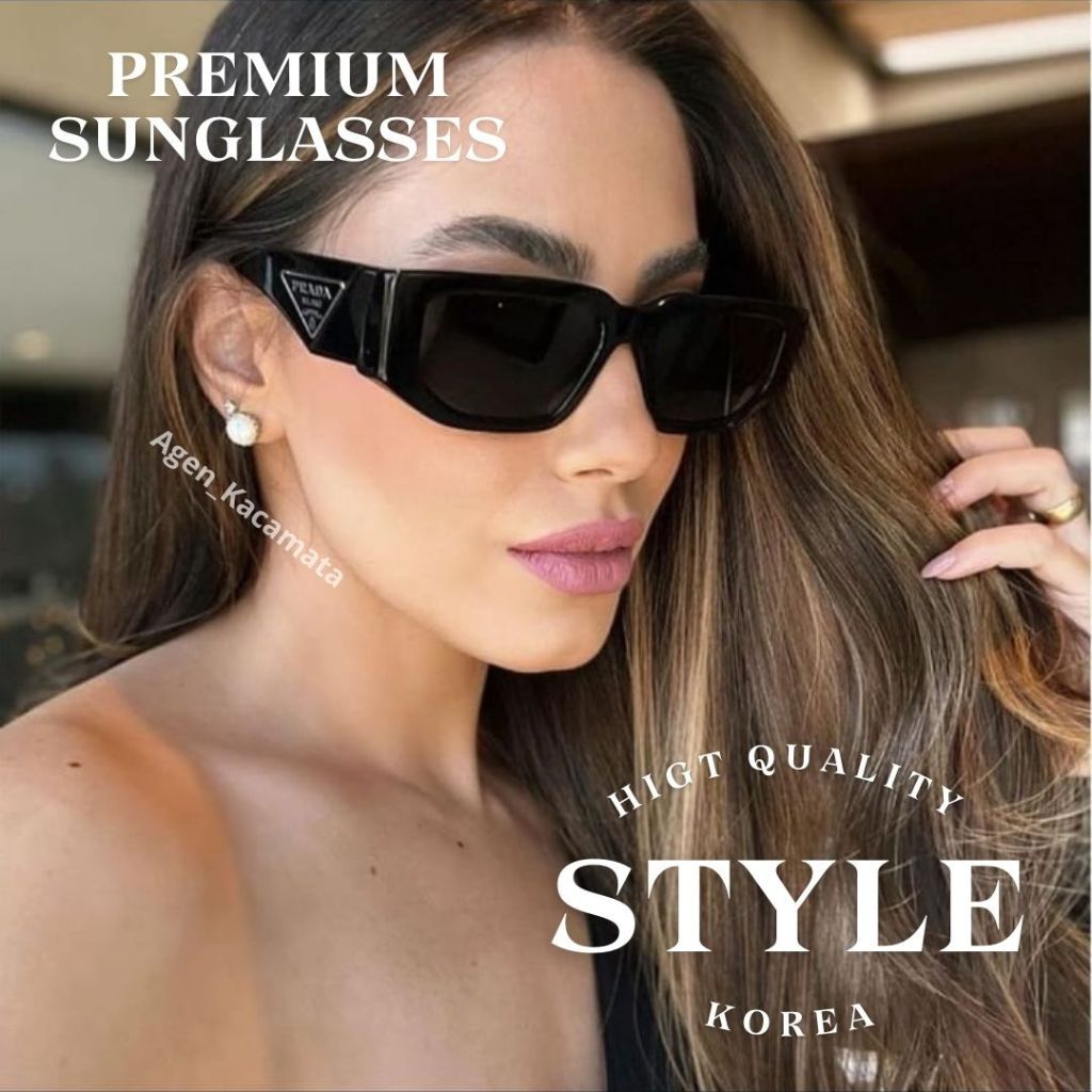 แว่นกันแดดป้องกันรังสียูวี / PRDA แว่นกันแดดแฟชั่นศิลปินเกาหลีพรีเมี่ยม