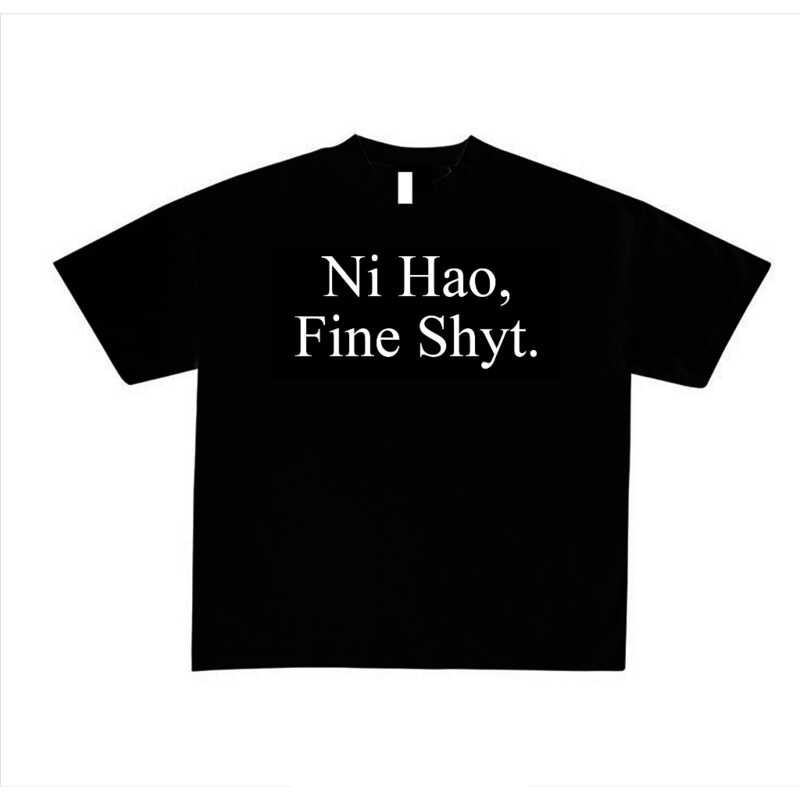 Ni Hao สบายดี อาย มีม เสื อยืดผ