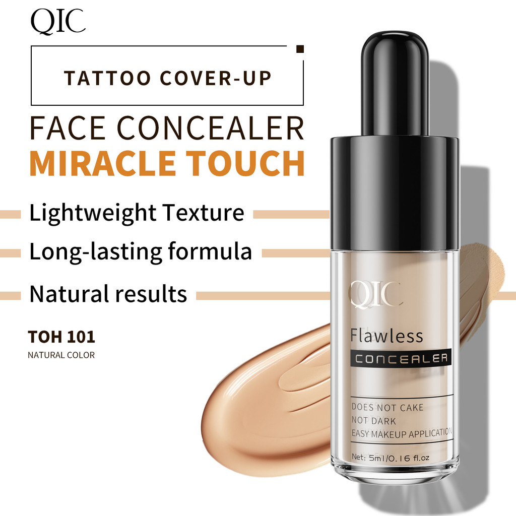 QIC Tattoo คอนซีลเลอร์ Liquid Highlighter Brightening คอนซีลเลอร์ Shadow คอนซีลเลอร์ Shadow ปากกา Li