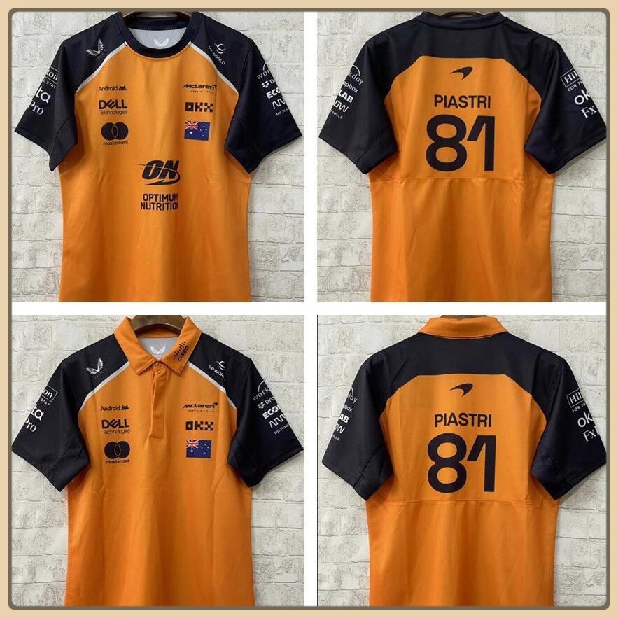 2025 McLaren No. 81 Team Lando Norris Driver Set Up T-Shirt - Autumn 1:1