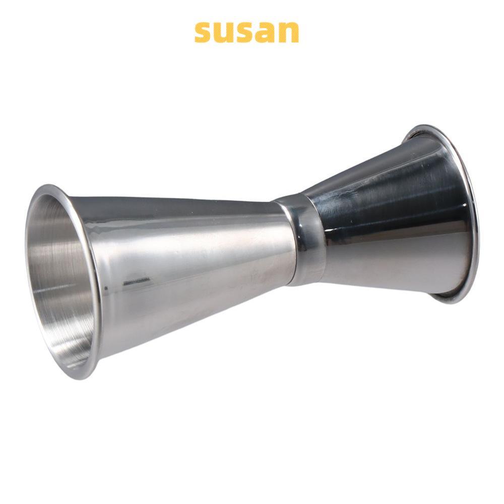 SUSAN Double Cocktail Jigger, OZ/ML แท่งสแตนเลสวัด Jigger, การวัดภายใน Shot Bar Jigger เครื่องดื่ม