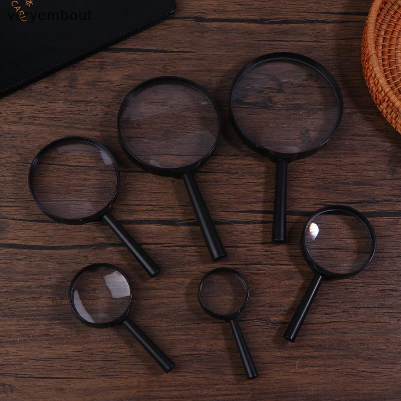 Ut 1 ชิ้นอ่านแก้วเลนส์แว่นขยาย 40/50/60/75/90/100 มม.มือถือ 5X แว่นขยาย Loupe n