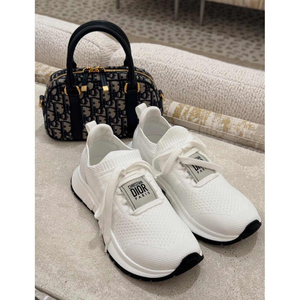 เพดาน เกรดไดโกว!Dior/Dior 25 Mesh Running Shoes รองเท้ากีฬา รองเท้าลําลอง