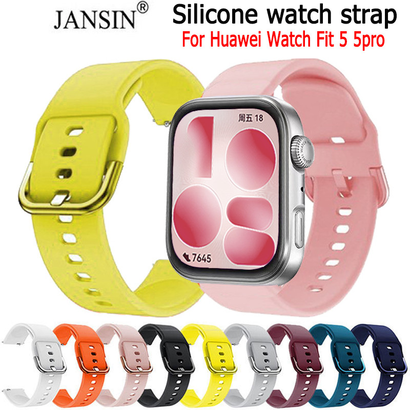 สําหรับ Huawei Watch fit 4 Pro Straps Soft Silicone Watch Band Replacement สําหรับ Huawei Watch fit 