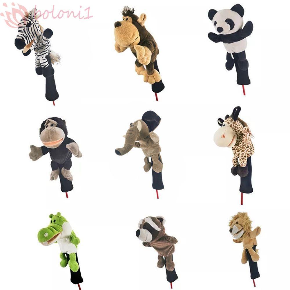 [COD] ฝาครอบหัวไม้กอล์ฟสําหรับ Fairway Mascot Club Head Protector ความแปลกใหม่สําหรับอุปกรณ์เสริมไดร์เวอร์ไม้กอล์ฟครอบคลุม