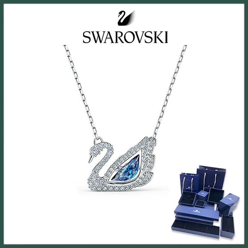 พร้อมสต็อก!!!Swarovski DANCING SWAN สุภาพสตรีของขวัญวันวาเลนไทน์ 125th Anniversary สไตล์ใหม่แฟชั่น C