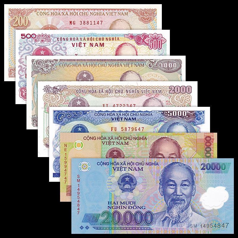 จัดส่งฟรี-ใหม่เอี่ยม อู๋ เวียดนาม 7 แผ่น/ชิ้นชุด (ธนบัตรโล่ 2,000 ใบ) ต่างประเทศเหรียญห้างสรรพสินค้า260514