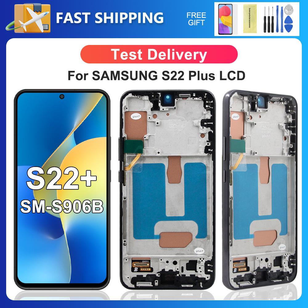 ทดสอบ S22 + สําหรับ Samsung สําหรับ S22 Plus S906B S906 S906W S906N S906E จอแสดงผล LCD Touch Screen 