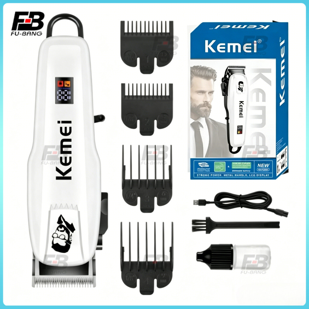 KEMEI KM-809A แบตเตอเลี่ยนตัดผม ปัตตาเลี่ยนตัดผม แบตเตอเลี่ยนไร้สาย