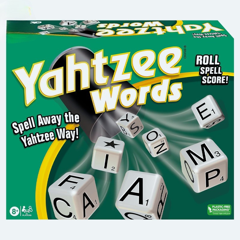 Winning Moves Games Yahtzee Words For 2+ Players, Ages 8+