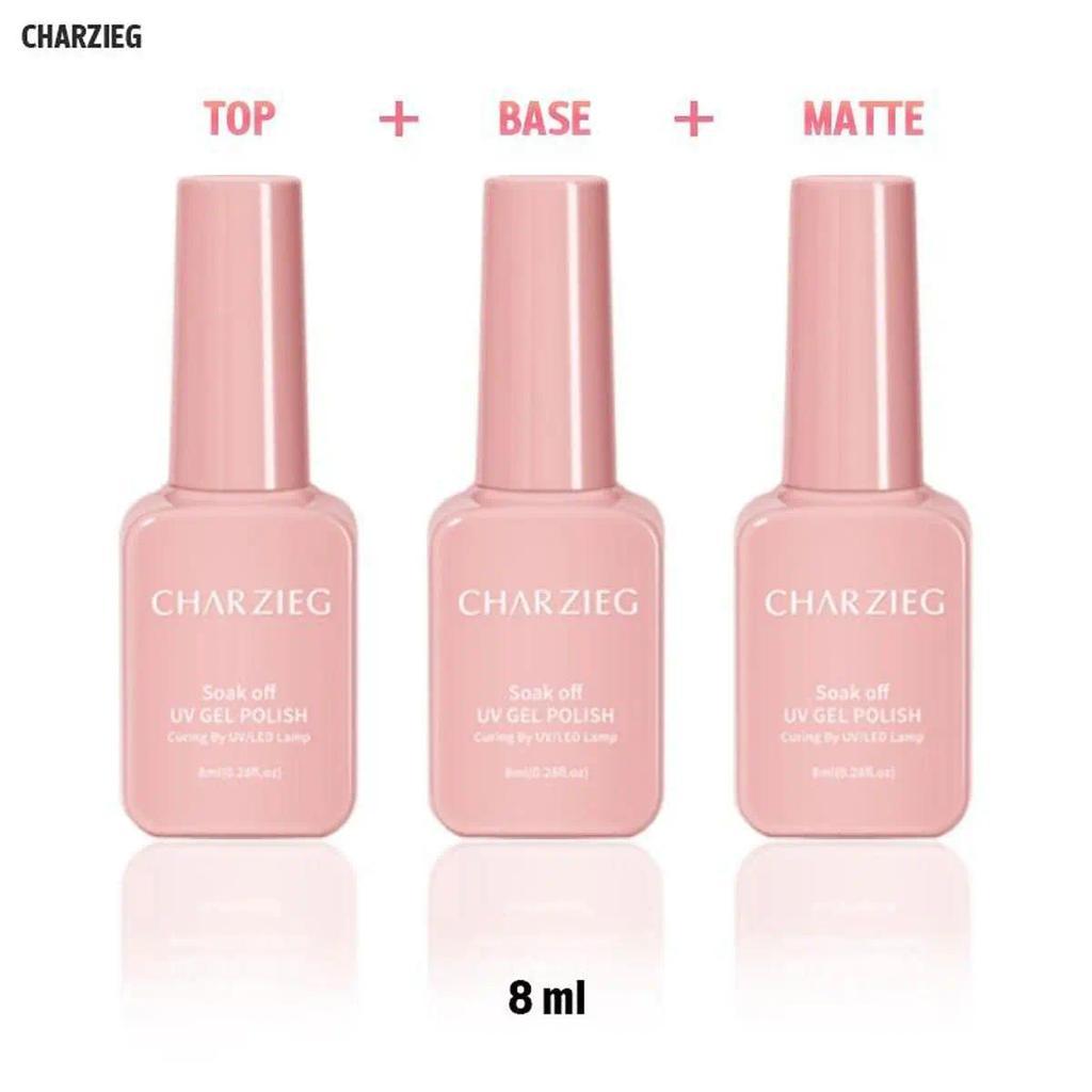 Top Coat (เคลือบสีเล็บเจล)/base coat/MATTE TOP  UV LED Gel Polish Soak Off ทาเล็บเจล ยาทาเล็บเจล สำห