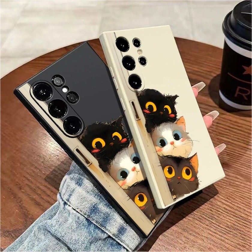 สามลูกแมวน้อยตลกเคสโทรศัพท์สําหรับRedmi A7 Pro 15A 13 A5 A4 A3 Pro Redmi Turbo 4 5 Pro Maxกันกระแทกนุ่มTPUโทรศัพท์ปกหลัง