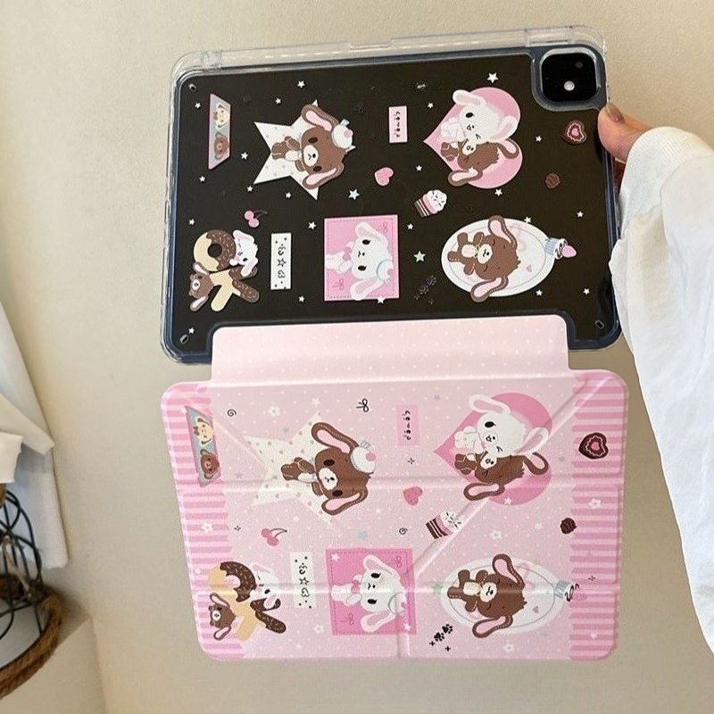 ป้องกันสําหรับกรณี ipad Gen5/6 M2 Air6 M3 Air7 pro12.9 M4 2024 pro11 Gen7 Gen8 Gen9 Mini4/5/6 Air2 Air4/air5 2025 A16 gen11th air13 นิ้ว 10th gen air11 แท็บเล็ต shell