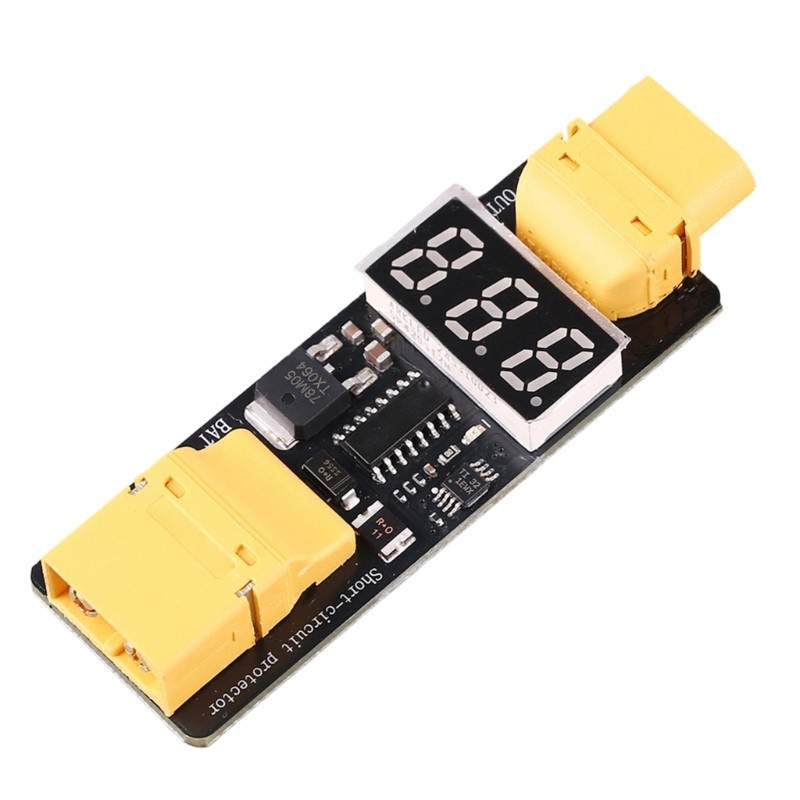 QJ FPV Power Flow Regulator สําหรับเครื่องบินที่มีวัสดุ ABS และการควบคุมความร้อนที่มีประสิทธิภาพ 70x