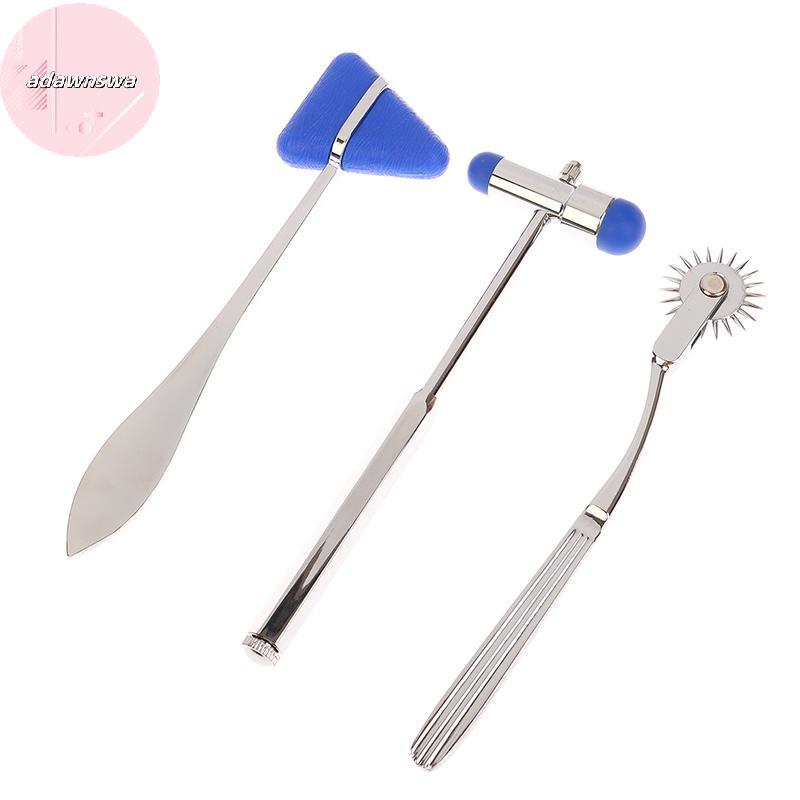 ADAWA 1/2/3 ชิ้นค้อนนวดเนโรlogical มัลติฟังก์ชั่น Percussion Reflex ค้อนชุด Reflex Hammer ชุดของฉัน