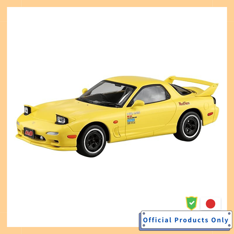 AOSHIMA Rakupla Snap Kit No.CM-2 Initial D Keisuke's FD 1/32 Scale Colored Plastic Model