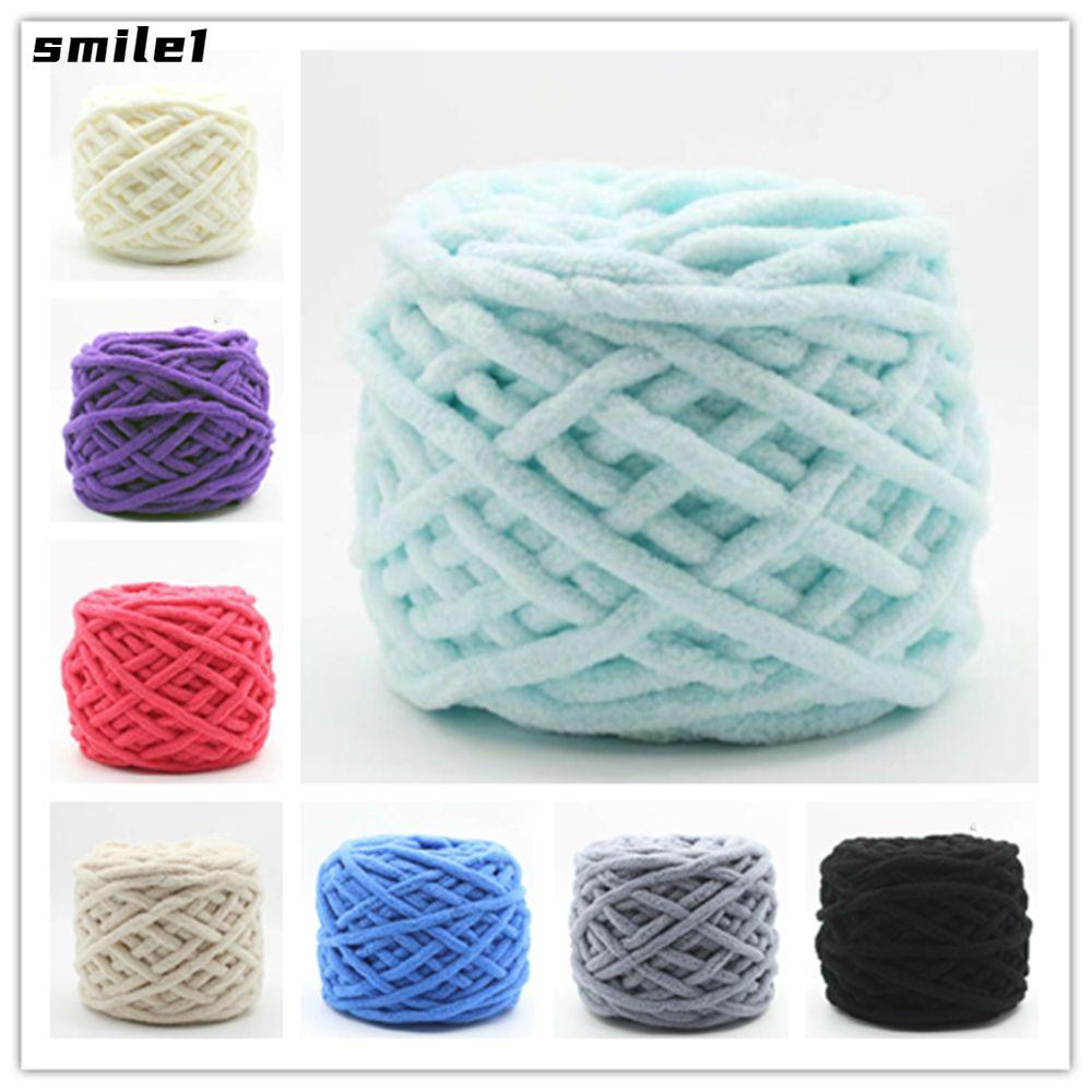 SMILE Cotton Yarn Milk Soft 100g โครเชต์ก้อน