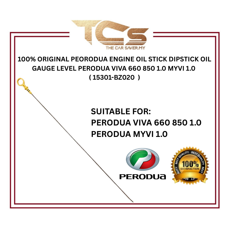 PEORODUA ENGINE OIL STICK DIPSTICK OIL GAUGE LEVEL PERODUA VIVA 660 850 1.0 MYVI 1.0 ( 15301-BZ020 )