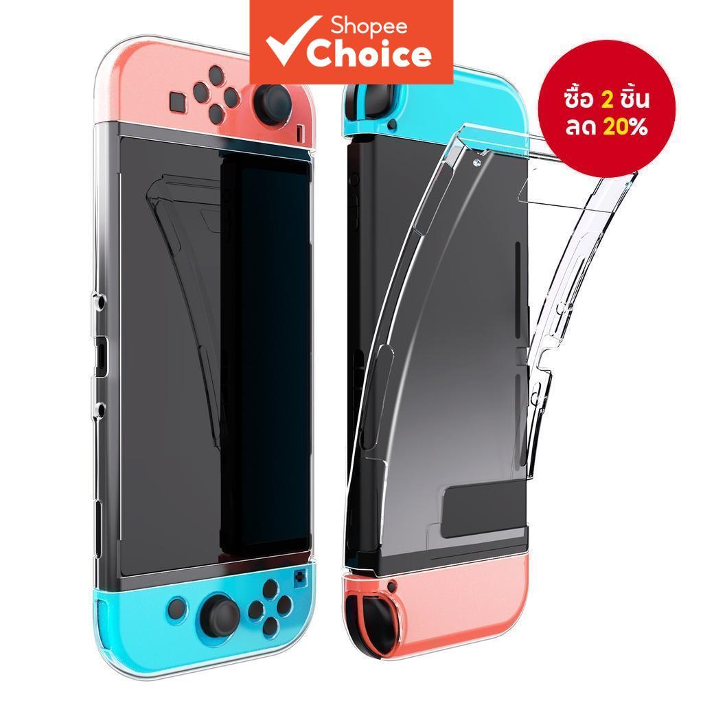 เคสTPUสําหรับNintendo Switch V1/V2 Clear Soft Slimฝาครอบป้องกันฝาครอบตัวควบคุมโปร่งใส