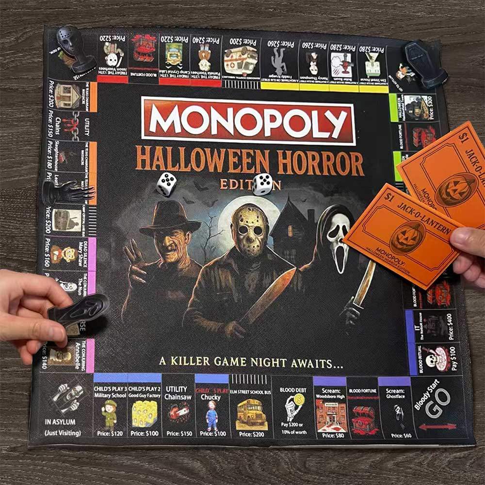 Monopoly Halloween Horror Edition board game card game