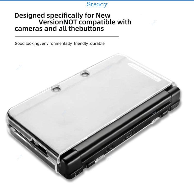 Steady Full Coverage Case เคสพลาสติกสําหรับ 3DS XL LL ใหม่ 3DS Gamepad Housing