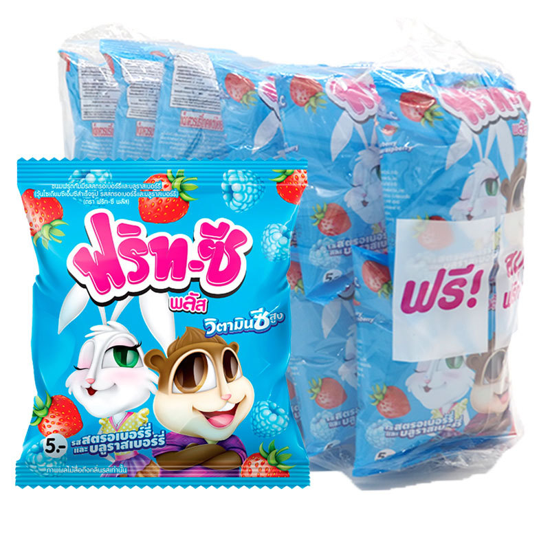 ฟริทซี พลัสคละรส 22 ก. x 12 (FRIT-C Plus Mix 22 g x 12)