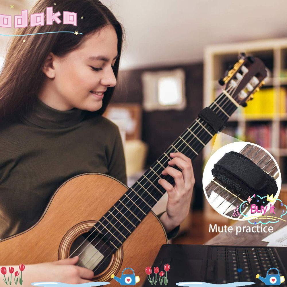 ODAKA กีตาร์ Fret Wrap, Fingerboard Mute เทปเบส Ukulele String กีตาร์ String Mute Damper, แบบพกพาปรั