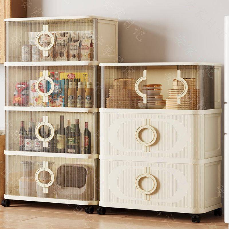 Living Pace ตู้เก็บของ พับเก็บได้ มีล้อ 1-6 ชั้น อเนกประสงค์ สำหรับคอนโดพื้นที่เล็ก ความชื้นและกันน้